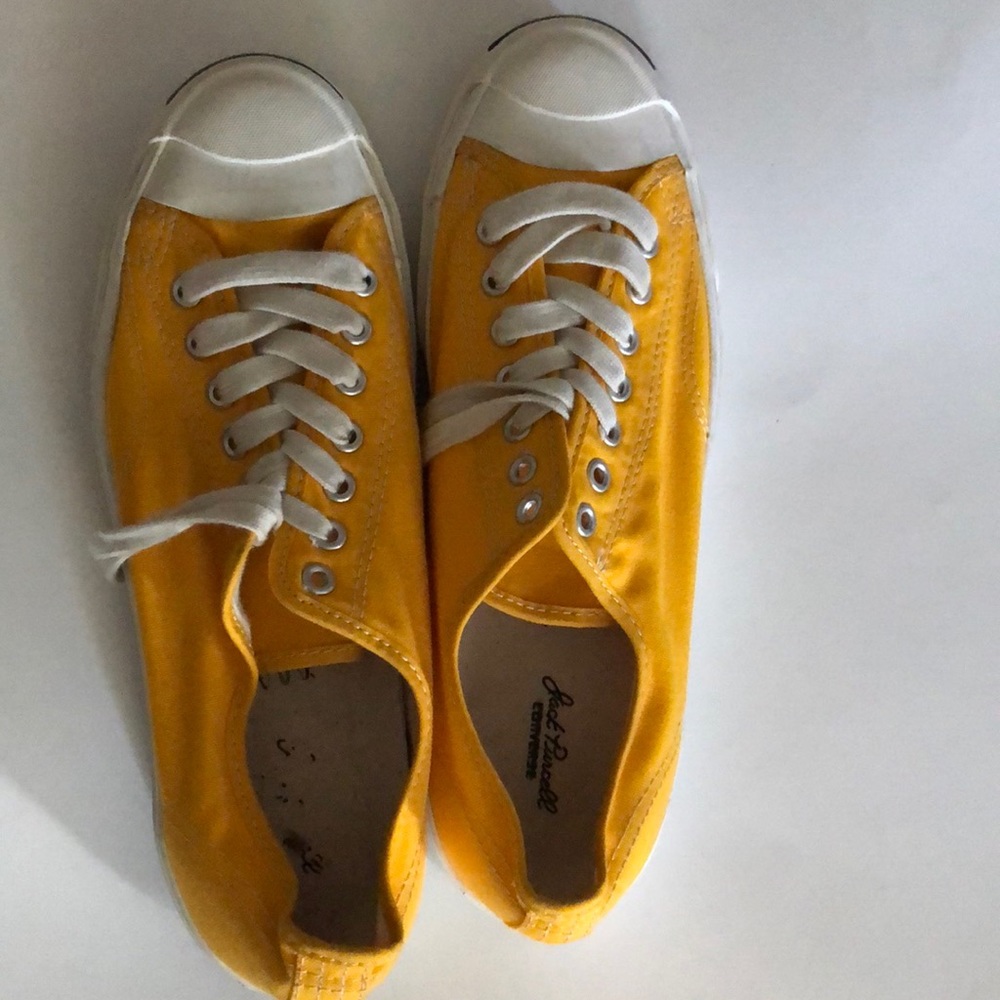 Converse Jack purcell yellow sz 9.5